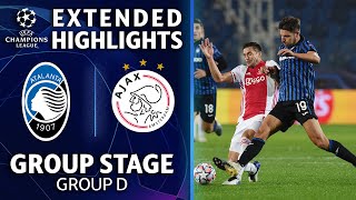 Atalanta vs Ajax Extended Highlights  UCL on CBS Sports [upl. by Assetniuq]