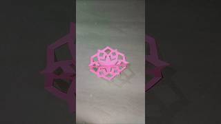 Easy snowflake design snowflakes christmas decoration design youtubeshorts art diy reels [upl. by Hourigan]