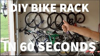 Building a compact bike rack for 6 bikes in 60 seconds [upl. by Htiduj]