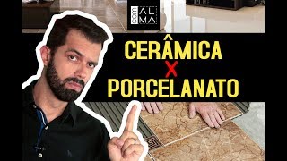 QUAL A DIFERENÇA ENTRE PORCELANATO E CERÂMICA [upl. by Pollock551]