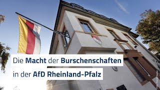 Mainzer Burschenschaften und AfD in RheinlandPfalz [upl. by Nesyt]