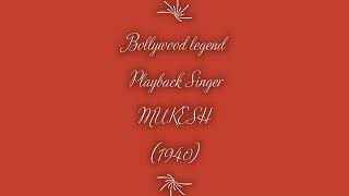 1940 Bollywood Legend Mukesh [upl. by Ahsemik422]