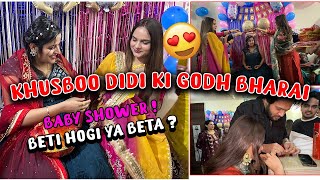 Badi behen ki Godh Bharai💙  new dulhans 👰‍♀️ ko bhi kia Invite beta hoga ya beti😇🩷 [upl. by Anoynek908]