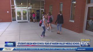 Students begin school year at Hardin Valley Middle School [upl. by Ellek677]