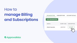 How to manage Billing and Subscriptions [upl. by Ennaylime]