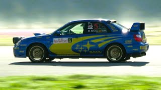 Drag Racing Done DIFFERENTLY on ALPINE Airstrip  Impreza S10 WRC Mercedes C9 Group C [upl. by Alodi]