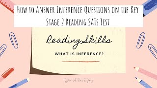 Reading Skills  How to answer inference comprehension questions  Key Stage 2 Reading SATs Test [upl. by Enael530]