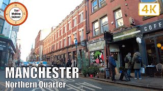 Manchesters Northern Quarter Walk  December 2023 [upl. by Cheke]