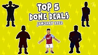 RANKED 442oons Top 5 January Transfers [upl. by Navannod]