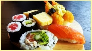 Introduction To Sushi  お寿司の紹介 Types of Sushi Rolls Explained [upl. by Ellenehs]