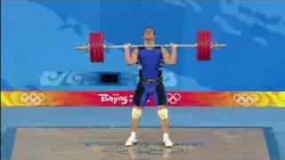 Mens Weightlifting  94KG  Final  Beijing 2008 Summer Olympic Games [upl. by Northey]