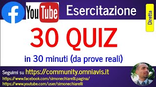 Simulazione di concorso con 30 QUIZ 742022 [upl. by Aseram187]