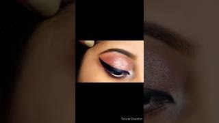 How to use Lipstick as Eyeshadow  Pink Gilliter Smokey Eye Makeup Tutraial  Quick Eyemakeup [upl. by Willcox]