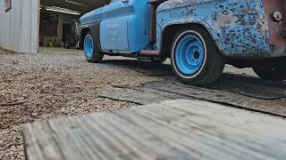 Tenmile TN 63 chevy c10 truck with compcams big mutha thumpr cl126024 h107 glasspacks [upl. by Yenatirb952]