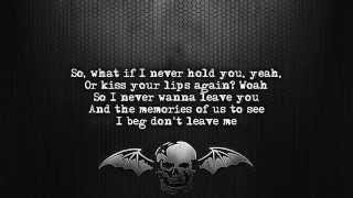 Avenged Sevenfold  Seize The Day Lyrics on screen Full HD [upl. by Bosch940]