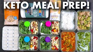 Keto Meal Prep for the Week  Healthy Meal Prep for Keto Diet [upl. by Kellen]