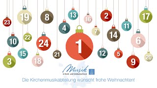 Das 1 Türchen des quotMusikalischen Adventskalenders 2024quot der Gebietskirche Nord und Ostdeutschland [upl. by Gisella360]