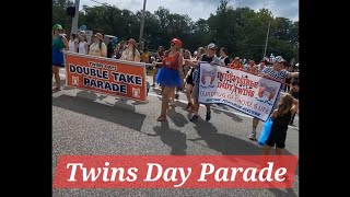 Double Take Parade Twins Day Festival at twinsburg ohio 49th Twins Day Event August 8th 2024 [upl. by Ahsi]