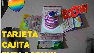 Tarjetas de cumpleaños  Cajita Explosiva  parte 1  •Vanny• [upl. by Glimp375]