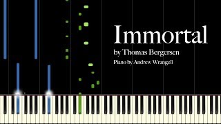 Immortal by Thomas Bergersen Piano Tutorial [upl. by Sackville]