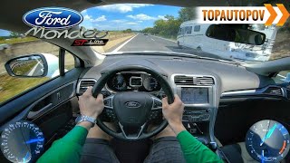 Ford Mondeo mk5 20TDCI 132kW 41 4K TEST DRIVE – ACCELERATION BRAKES amp ENGINE VIEW🔸TopAutoPOV [upl. by Melamie]