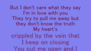 Leona Lewis Bleeding love lyrics [upl. by Cerell228]