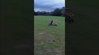 Smallest go kart kidsvideo kids speed atv fun offroad [upl. by Gyimah]