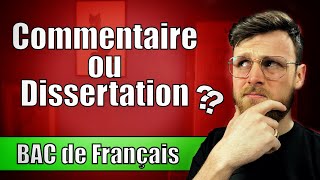 BAC DE FRANÇAIS  On prend la dissert ou le commentaire  🇫🇷 [upl. by Aihtela543]