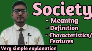 what is societywhat are its definition what are its characteristics lawswithtwins sociology [upl. by Haliak]