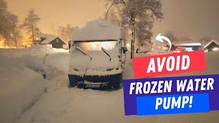 Here Is How To Fix amp Avoid Frozen RV Water Pump [upl. by Breger545]