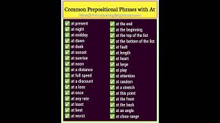 Prepositional Phrases in English shorts learnenglish spokenenglish [upl. by Christopher]