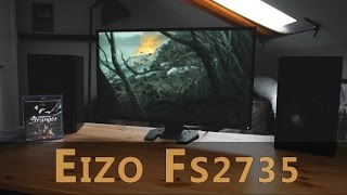 Eizo Foris FS2735 Review WQHD 144Hz IPS Freesync Gaming Monitor [upl. by Anirehtak]