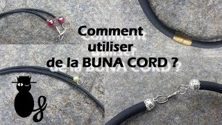 TUTO  4 idées de Montage BUNA CORD [upl. by Zilla]