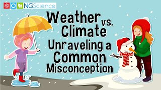 Weather vs Climate Unraveling a Common Misconception [upl. by Aisenet]