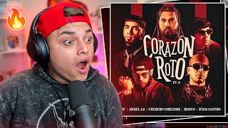 Reaccion Brray x Anuel AA x Chencho Corleone x Jhayco x Ryan Castro  Corazón Roto pt 3 [upl. by Sheepshanks]