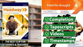 New Headway PreIntermediate 5th Edition  Unit 4 Food For Thought  Students Book [upl. by Kaufman]