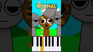 Brud Theme Incredibox Sprunki  Normal Vs Horror on piano [upl. by Macintyre920]