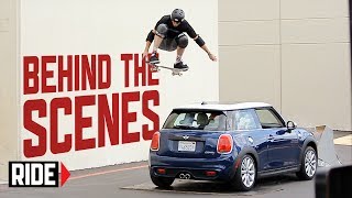 Tony Hawk Jumps Moving MINI Hardtop  Behind The Scenes [upl. by Shayna]