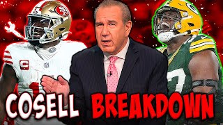 😮Greg Cosell Breaks Down The KEYS To 49ers vs Packers [upl. by Yelssew]