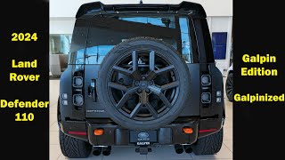 2024 Land Rover Defender 110 Black Beauty Galpinized  4K Walkaround Tour [upl. by Missak]