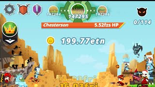 Tap Titans 2 Clan Ship Build 155k Max Stage 4 min [upl. by Shue66]