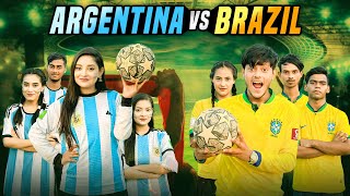 আর্জেন্টিনা VS ব্রাজিল ফুটবল ম্যাচ  Argentina VS Brazil Football Match  Rakib Hossain [upl. by Bekki]