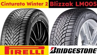 Pirelli Cinturato Winter 2 vs Bridgestone Blizzak LM005 [upl. by Enilarac]