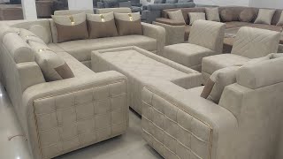 Top Modern Sofa Design Ideas 2024 for your Living Room Wooden Sofa Set designs U Shaped Sofa desig [upl. by Joshua407]