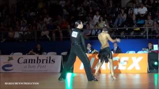 Cambrils 2012  Youth Latin  solo Samba  Philipp Zholudev amp Ekaterina Kotik [upl. by Twelve]