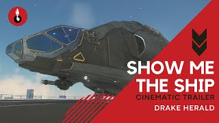 Drake Herald Star Citizen  Flight and Interior Cinematic [upl. by Payson]