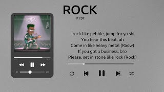 Rock  Stepz  Lyrics UK Drill Anthem with HardHitting Beats Stepz Rock UKDrill 2024 [upl. by Drandell]