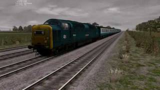 RailWorks Class 55 Deltic  High Speed Run [upl. by Neelyad]