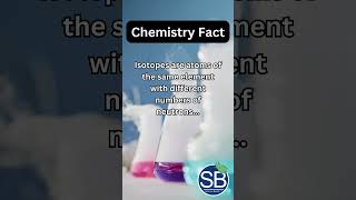 CF10 Isotopes are atoms of the same element with elements facts isotopes chemfacts neutron [upl. by Annad]