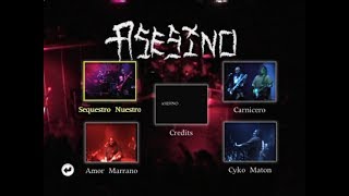 Asesino Live DVD  Sequestro Nuestro [upl. by Lyrej]